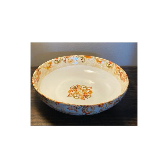 222 Fifth Calabash Serving Bowl NEW - Picture 1 of 4